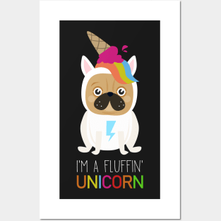 PUGicorn [ Pug - Unicorn ] Posters and Art